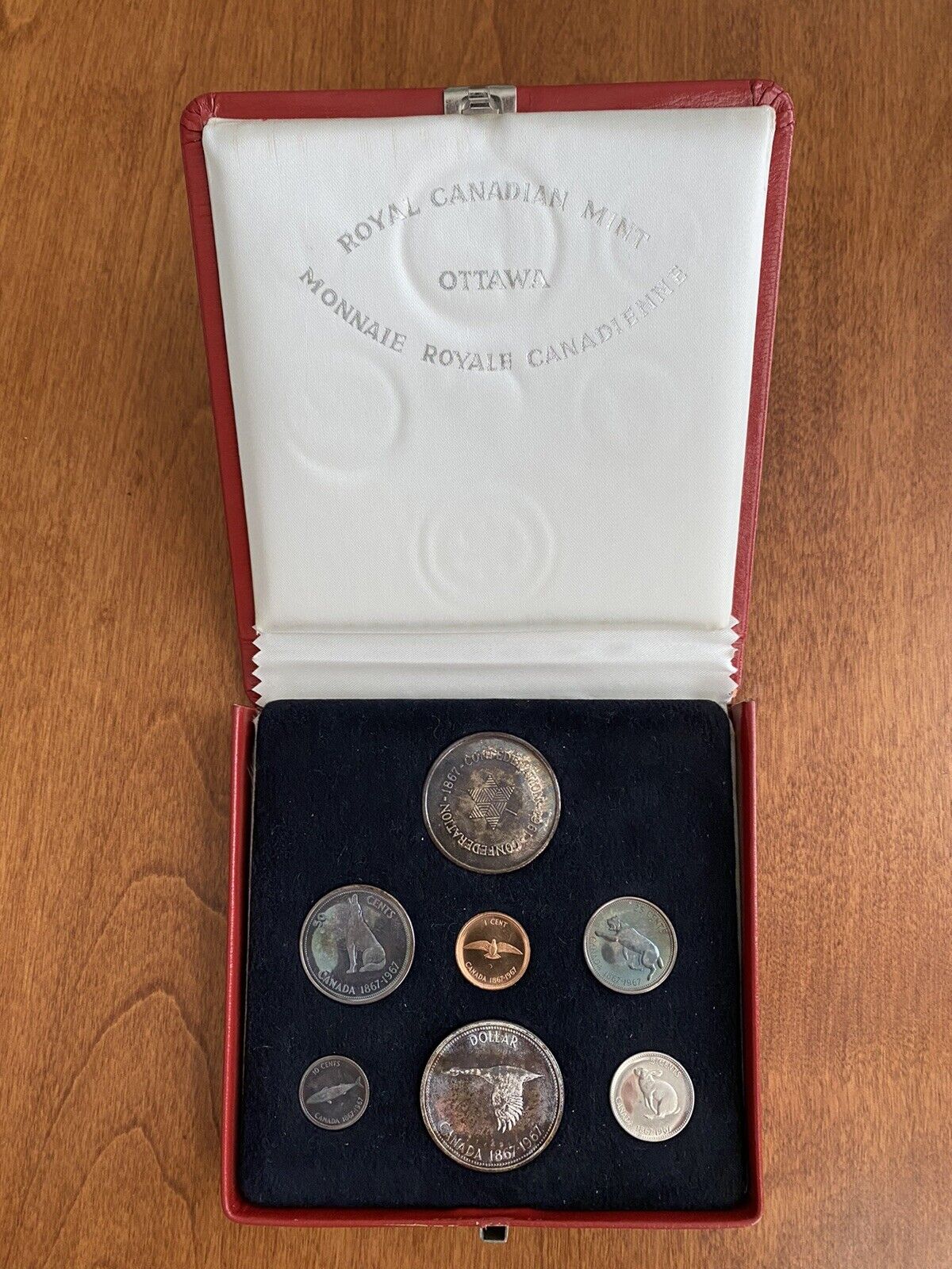 1967 Canada Centennial Silver Royal Canadian Mint Coin Set